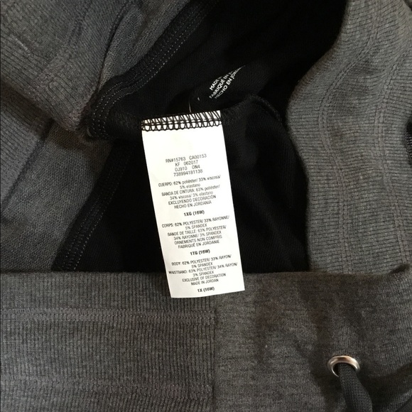 JUST My Size french terry pant 1X (16W) - Picture 7 of 11